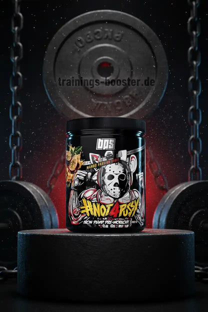 BPS Pharma IRON PUMP Pre-Workout Booster Dose vor Hantelscheiben und Ketten