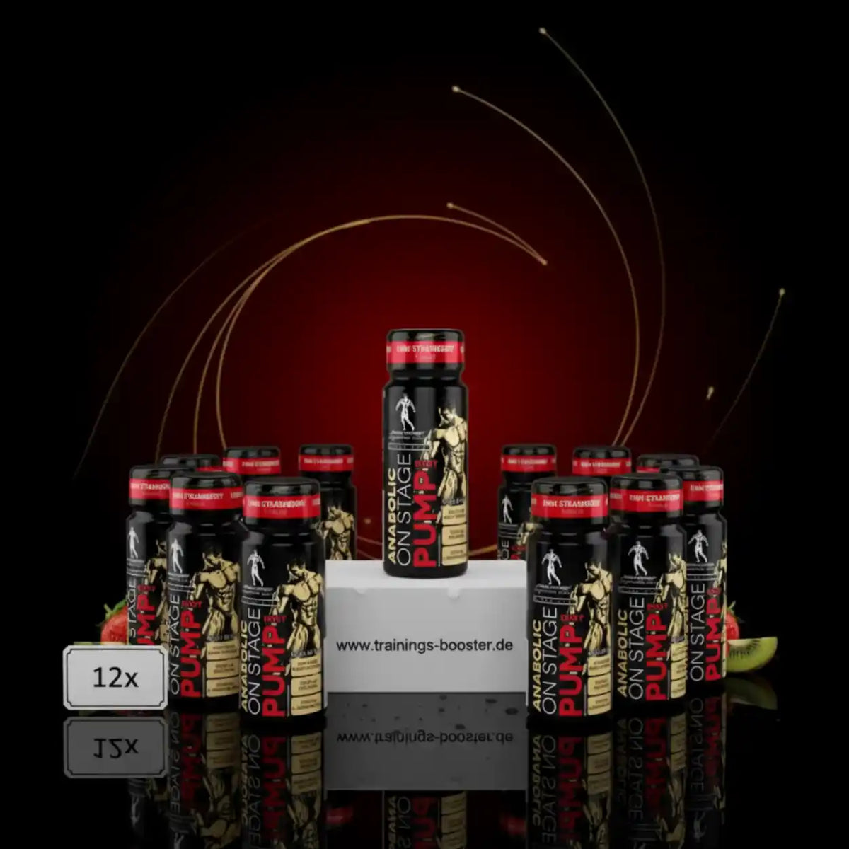 Kevin Levrone Anabolic ON STAGE PUMP SHOTS 12x60ml - trainings-booster.de