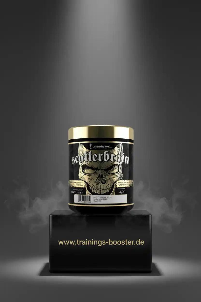 Scatterbrain Booster mit Schädel-Design, ideal für Sport und Training
