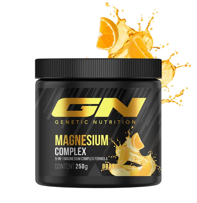 GN Magnesium Complex 5-in-1 Formel mit Orangengeschmack, 250g Nahrungsergänzung