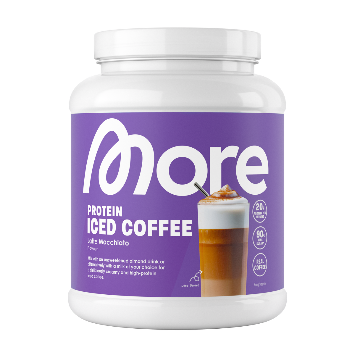 MORE PROTEIN ICED COFFEE, 500G - trainings-booster.de