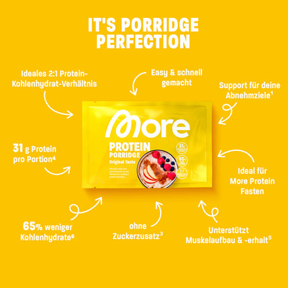 More Protein Porridge 62g - Original Taste - trainings-booster.de