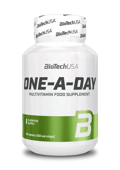 BioTechUSA One-A-Day Multivitamin Nahrungsergänzungsmittel, 100 Tabletten
