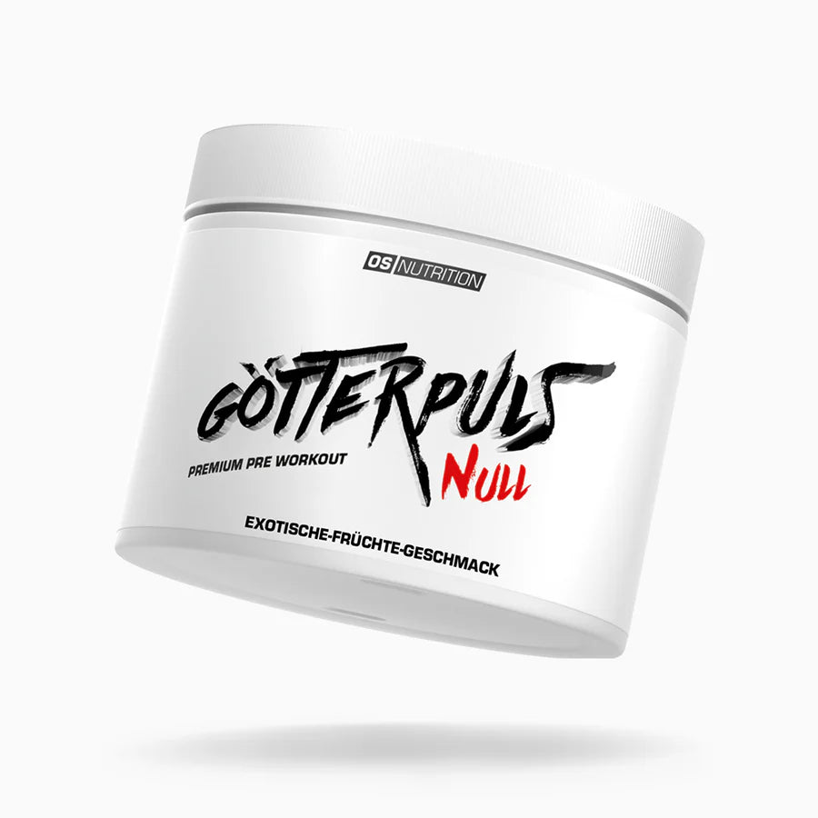 OS Nutrition Götterpuls NULL Pre Workout Booster im exotischen Früchte-Geschmack