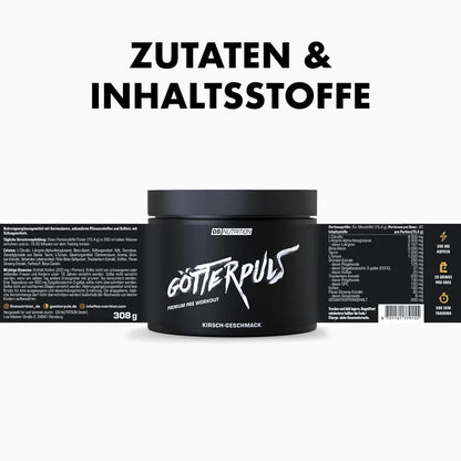 OS Nutrition Götterpuls Pre Workout Booster 308g - trainings-booster.de