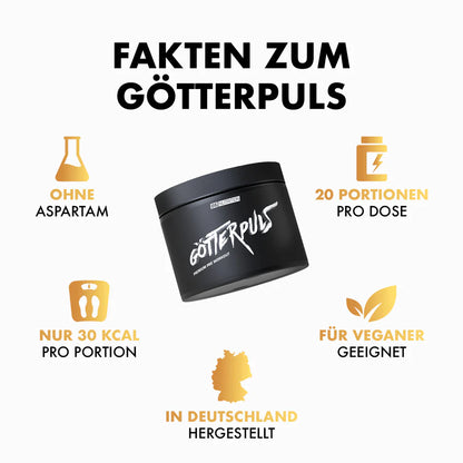 OS Nutrition Götterpuls Pre Workout Booster 308g - trainings-booster.de