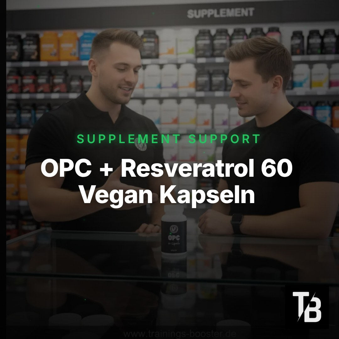Supplement Support OPC + Resveratrol 60 Vegan Kapseln – Clean Showcase