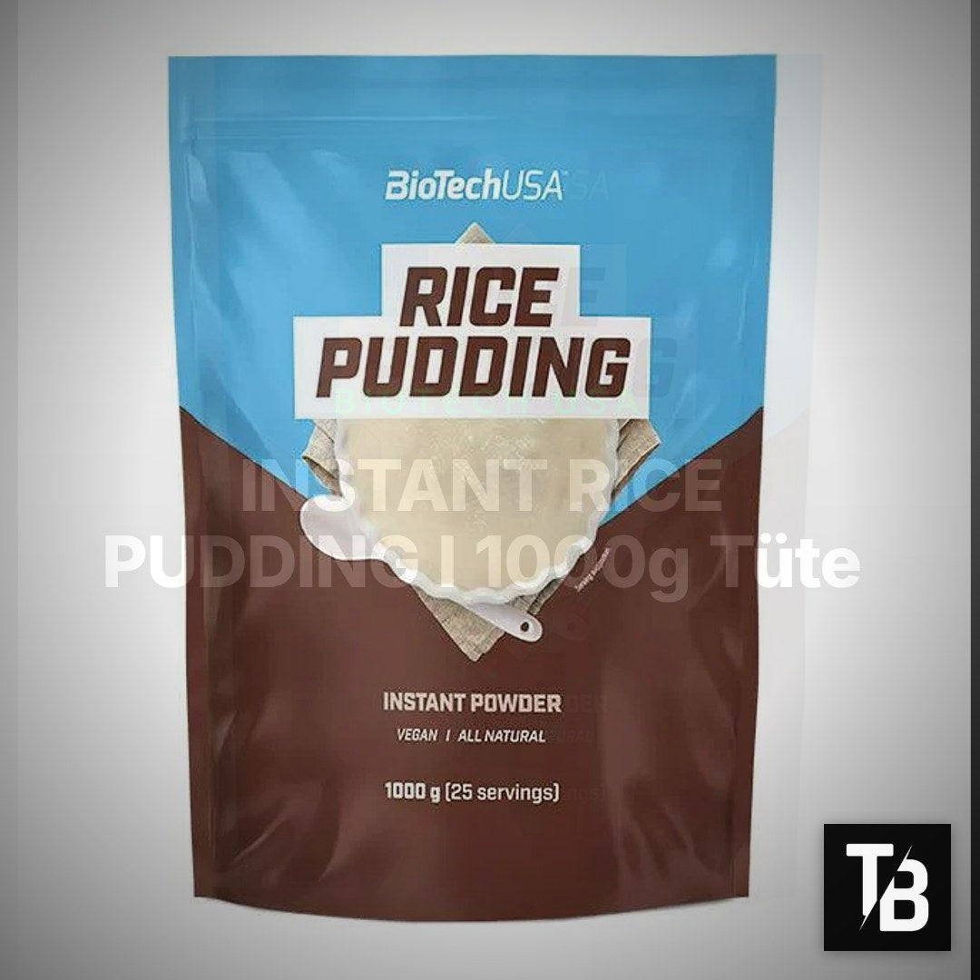 BioTech USA INSTANT RICE PUDDING l 1000g Tüte – Clean Showcase