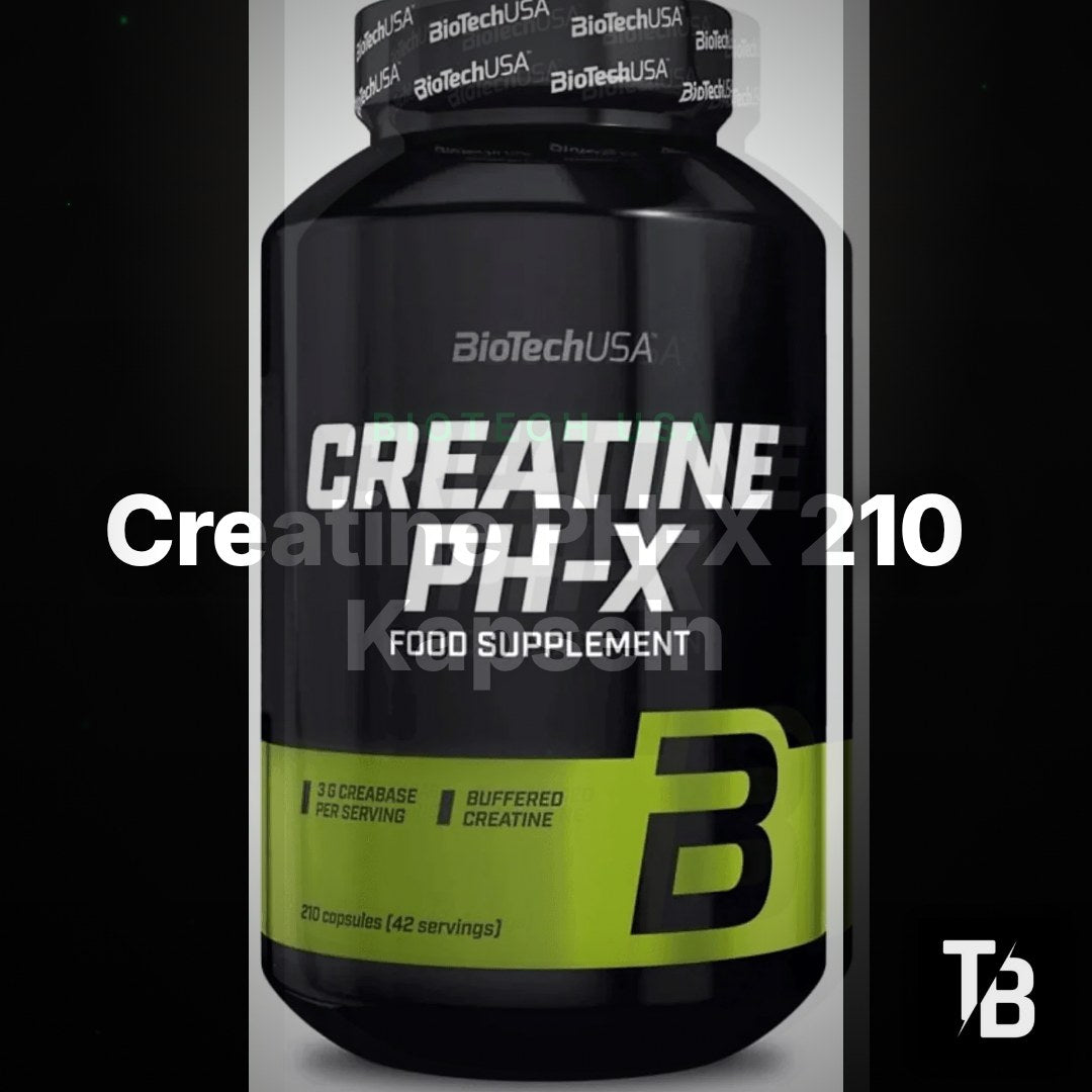 BioTech USA Creatine PH-X 210 Kapseln – Clean Showcase