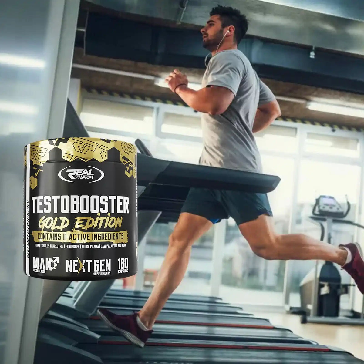 REAL PHARM® TESTO BOOSTER Gold Edition 180 Kapseln - trainings-booster.de