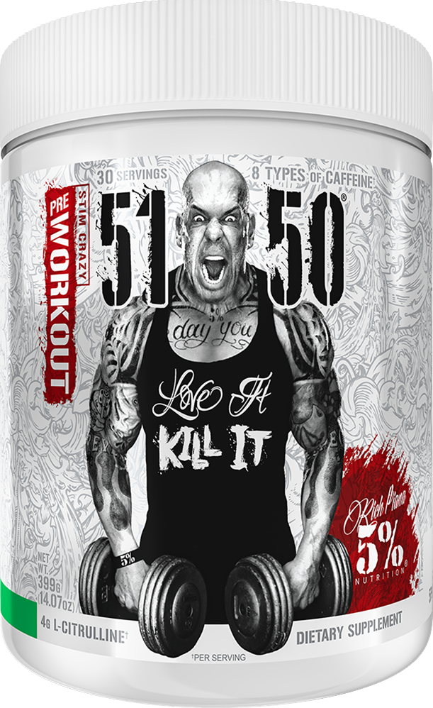 5150 Pre Workout Booster mit 8 Koffeintypen, L-Citrullin und 30 Portionen – Fitness & Sportnahrung