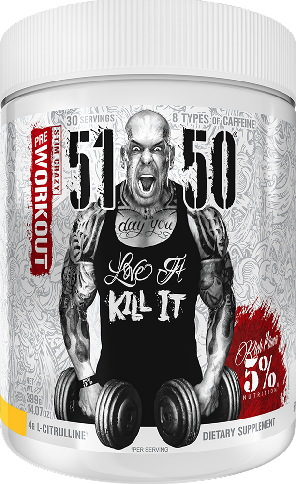 5150 Pre Workout Booster mit 8 Koffeintypen & 4g L-Citrullin – Muskelaufbau & Energie fürs Training