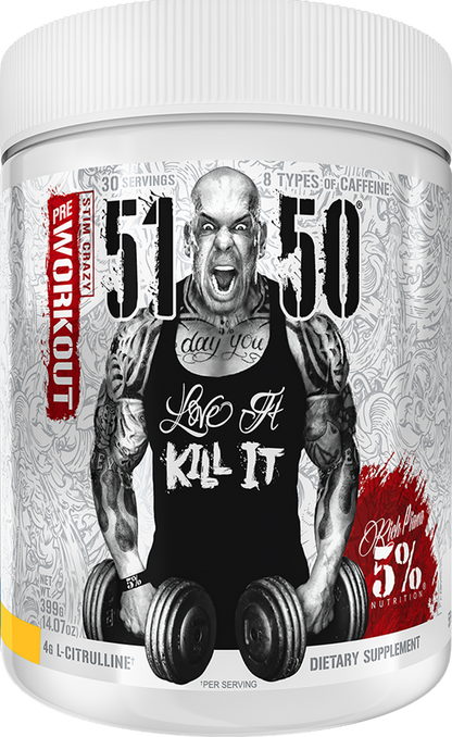 5150 Pre Workout Booster mit 8 Koffeintypen & 4g L-Citrullin – Muskelaufbau & Energie fürs Training