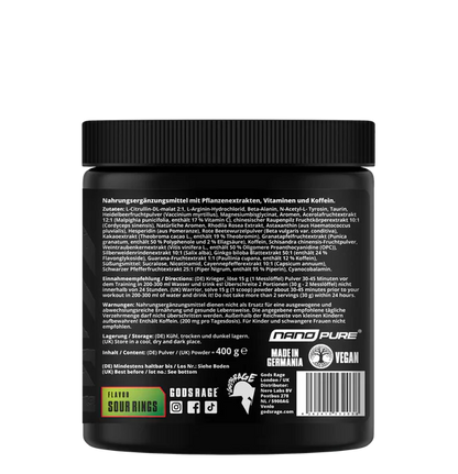 VALHALLA Pre Workout Booster 400g - trainings-booster.de