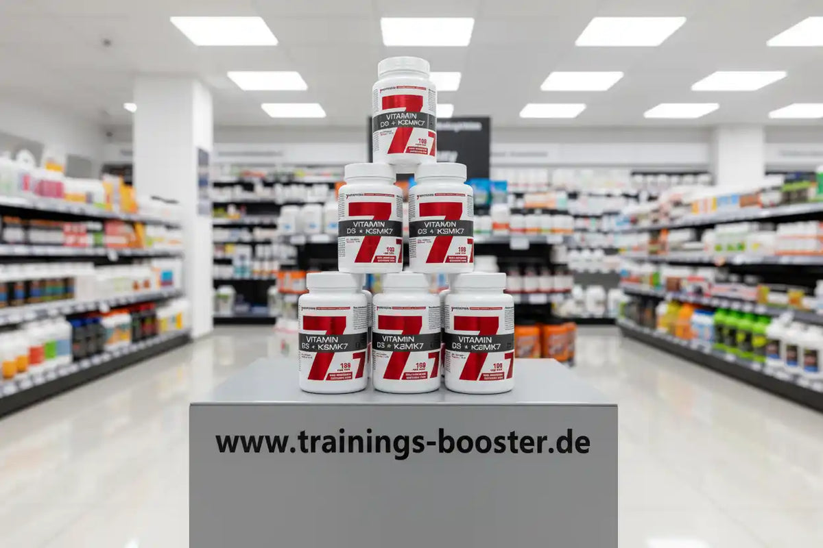 Vitamin D3 + K2MK7 Nahrungsergänzungsmittel im Shop, ideal für Sport und Gesundheit