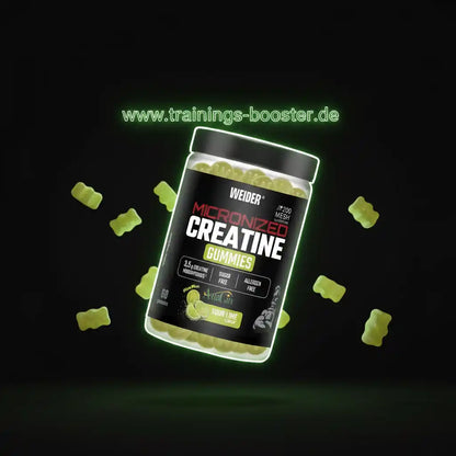 Weider Micronized Creatine Gummies in Sour Lime Geschmacksrichtung
