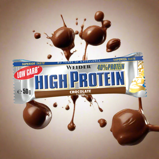 WEIDER HIGH PROTEIN BAR 24x50 G RIEGEL - trainings-booster.de
