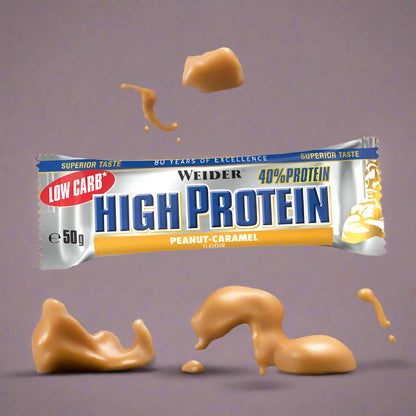 WEIDER HIGH PROTEIN BAR 24x50 G RIEGEL - trainings-booster.de