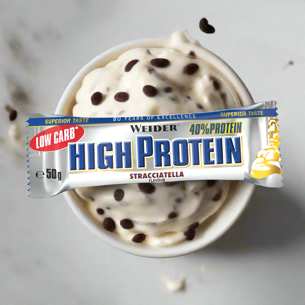 WEIDER HIGH PROTEIN BAR 24x50 G RIEGEL - trainings-booster.de