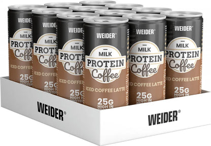 Weider Protein Coffee,250 ml Dose (inkl. Pfand), Iced Coffe Latte - trainings-booster.de