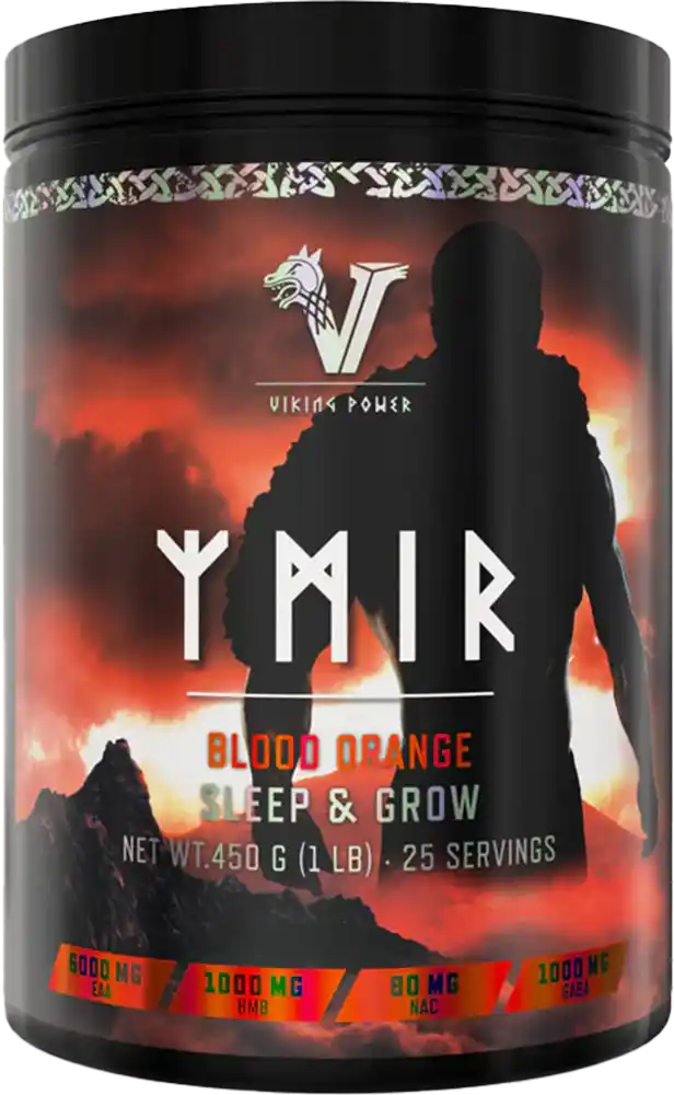 Viking Power Ymir Sleep & Grow Nahrungsergänzungsmittel in Blood Orange, 450g Dose